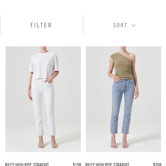 Agolde Jeans (white) size 26 - Picture 4 of 4